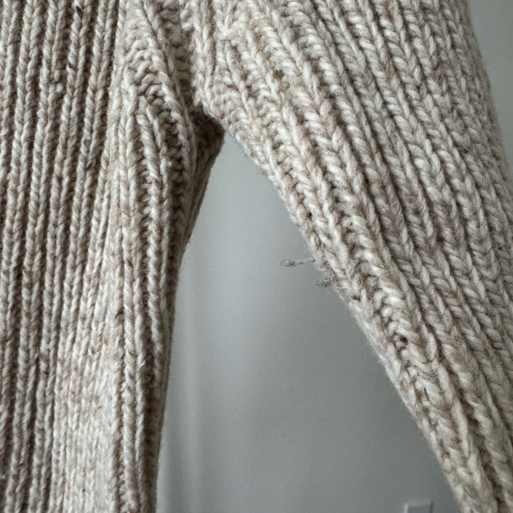Joseph Cozy Cream Wool Sweater, Size XS - Picture 5 of 8